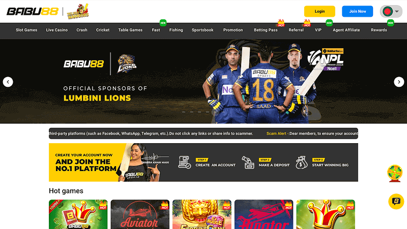 Babu88 official website