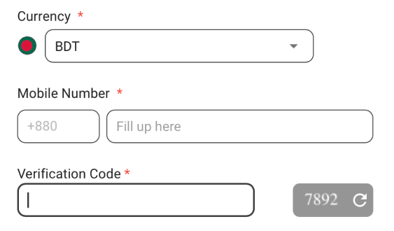 Registration by phone